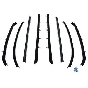 1968 Chevrolet Chevelle 2DR hardtop Window sweeper 8pc Kit-MMPWC2003-25