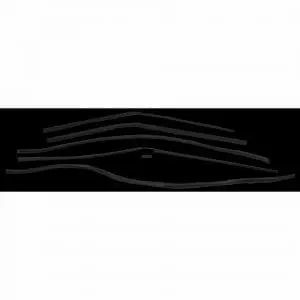 1968 Chevy Camaro Molding Headliner 6 Pcs