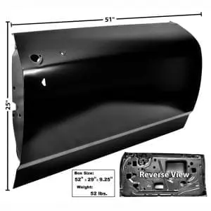 1968 Chevy Chevelle Door Shell Passenger Side (RH)