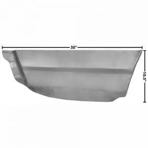 1968 Chevy Chevelle Lower Rear Quarter Patch Panel Passenger Side (RH)