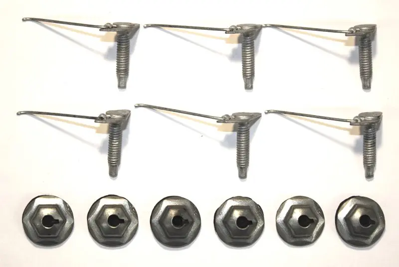 1968 Dodge Charger Grille Molding Clip Kit-SWA-270279