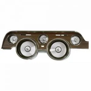 1968 Ford Mustang Instrument Bezel Woodgrain
