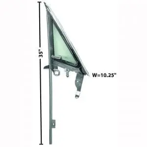 1968 Ford Mustang Vent Window Assembly Driver Side (LH)