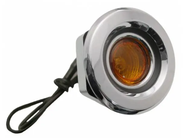 1968 Plymouth|Dodge Super Bee|Satellite|Road Runner|Polara|GTX|Coronet|Belvedere|Barracuda|Valiant Side Marker Lamp Assbly Front Flat Amber