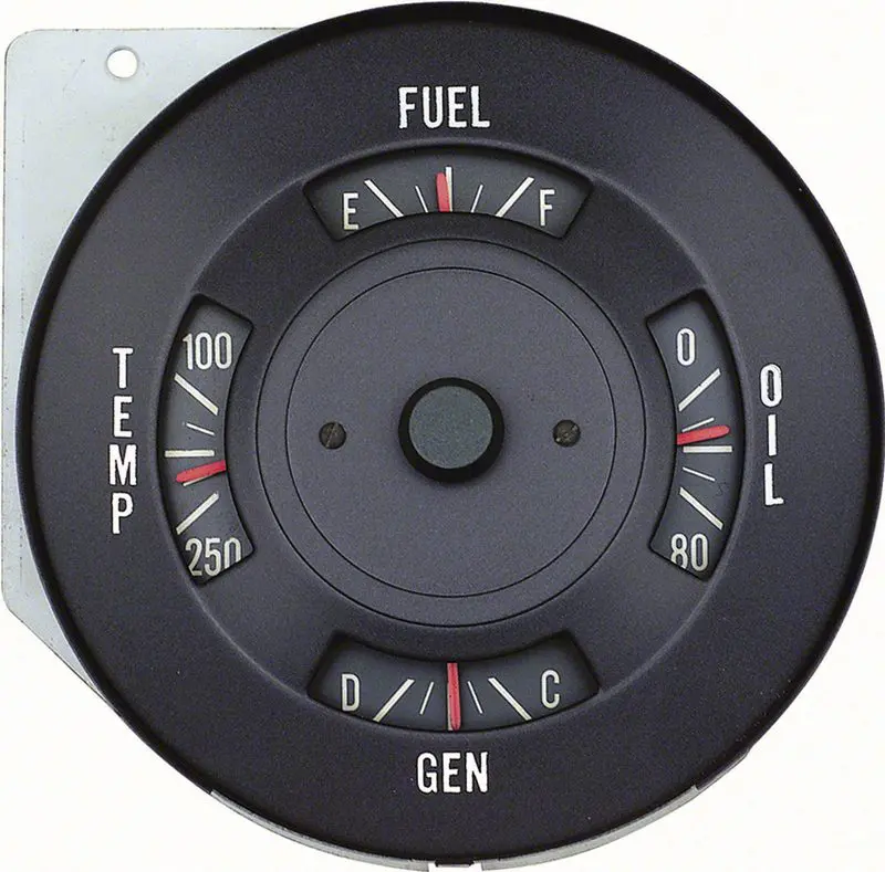 1968 Pontiac Firebird Instrument Gauge Cluster 4 Gauge-OERK-3196868