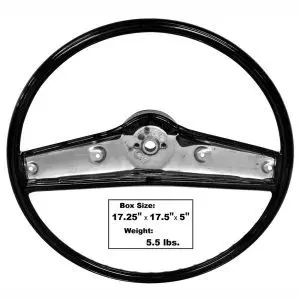 1969-1970 Chevrolet| Pontiac Camaro| Chevelle| El Camino| Firebird| Impala| Monte Carlo| Nova Steering Wheel Black