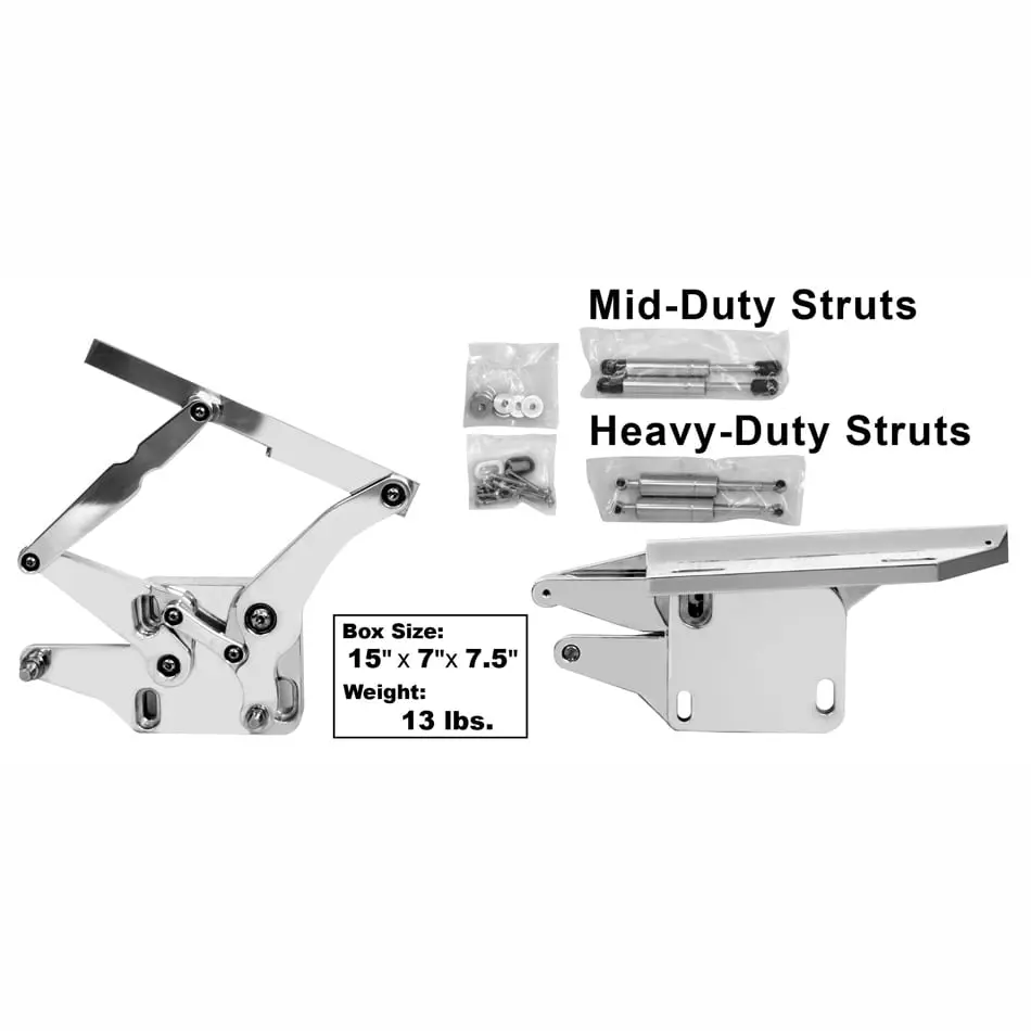 1969-1970 Ford Mustang Billet Hood Hinge Mustang Pair