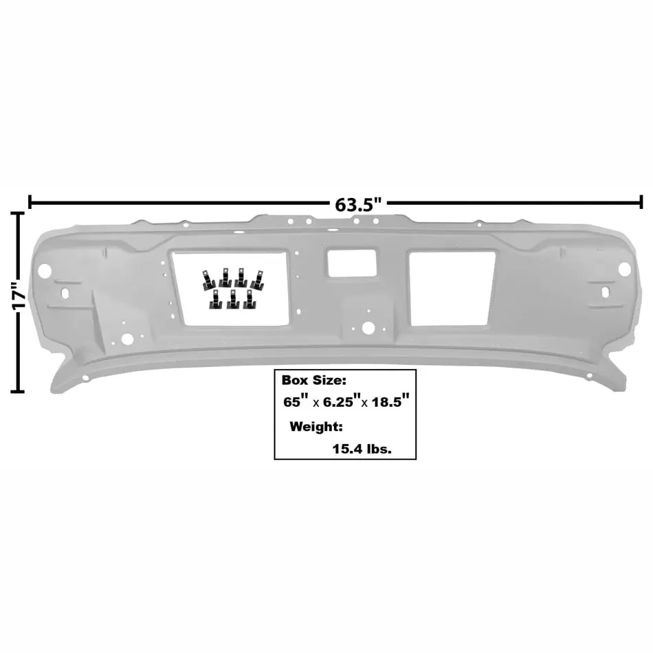 1969-1970 Ford Mustang Cowl Upper Panel