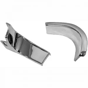 1969-1970 Ford Mustang Quarter Window Molding Hardtop Pair