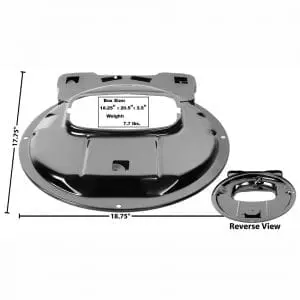 1969-1970 Ford Mustang Shaker Mid Plate