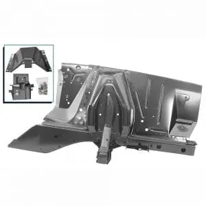 1969-1970 Ford Mustang Shock Tower/Apron Assembly Driver Side (LH)