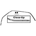 1969-1970 Ford|Mercury Cougar Weather Strip Retainer w/ Clips Driver Side-DYNM3841