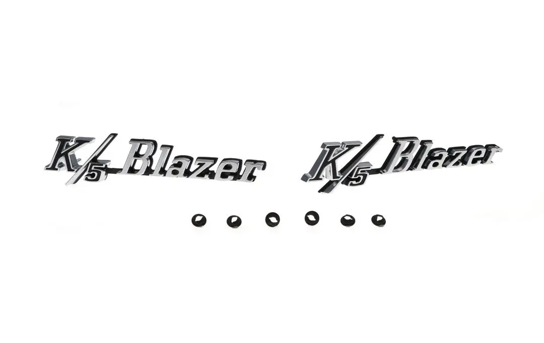 1969-1972 Chevrolet Blazer Fender Emblems K5 Blazer