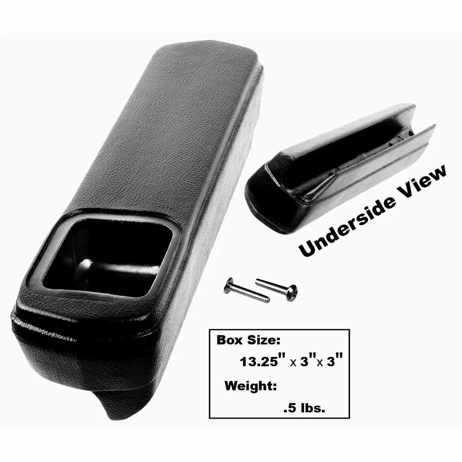 1969-1972 Chevy Pickup Truck Door Arm Rest Rear Passenger Side (RH) Black