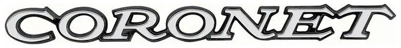 1969-1972 Dodge Coronet Fender Emblem Coronet