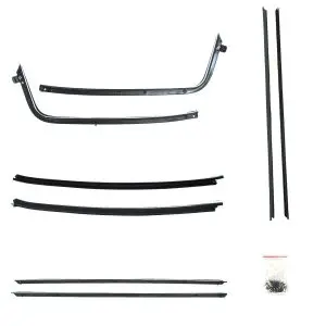 1969-1972 Pontiac GTO 8 PC Beltline Molding Kit - Driver and Passenger-WFK141469A