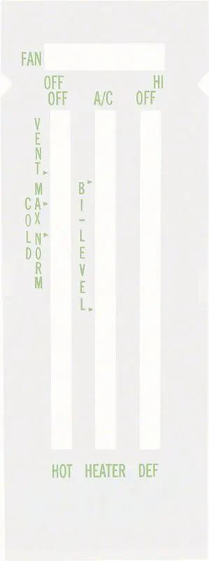 1969-1974 Chevrolet Camaro|Nova Heater Lens