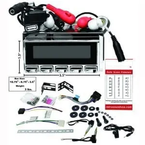 1969-1974 Mopar Radio For Split Opening Dashes