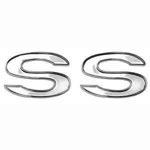 1969-1972 Chevrolet Chevelle| El Camino Emblem Fender SS Chrome Pair