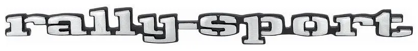 1969 Chevrolet Camaro Fender Emblem Rally Sport