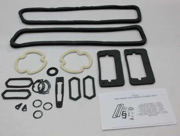 1969 Chevrolet Camaro Paint Gasket Kit-R-CA129