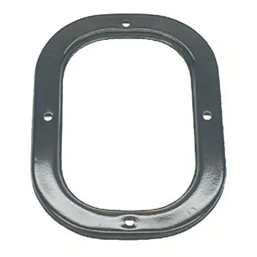 1969 Chevrolet Camaro Shift Boot Retainer Black w/Console-CHQW-156B