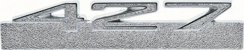 1969 Chevrolet Camaro|Nova Fender/Hood Emblem 427 w/ Bar