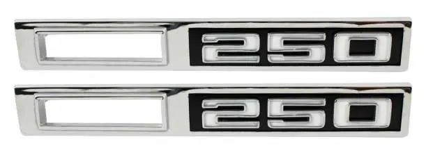 1969 Chevrolet Chevelle Side Marker Bezels Front 250