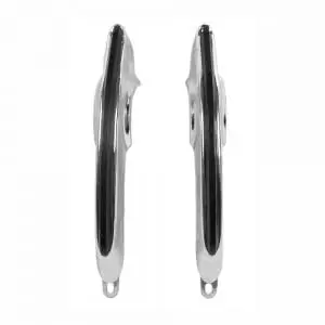 1969 Chevy Camaro Bumper Guard Rear Deluxe Pair