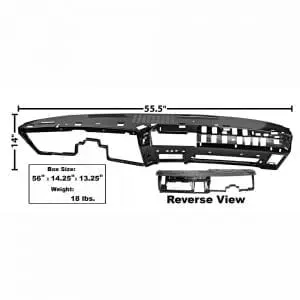 1969 Chevy Camaro Dash Panel Complete Steel