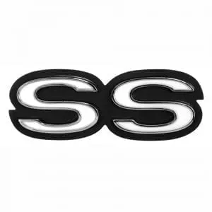 1969 Chevy Camaro Emblem Rear Panel Emblem SS