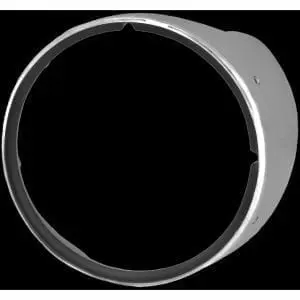 1969 Chevy Camaro Headlamp Bezel Driver Side (LH) Std with Chrome