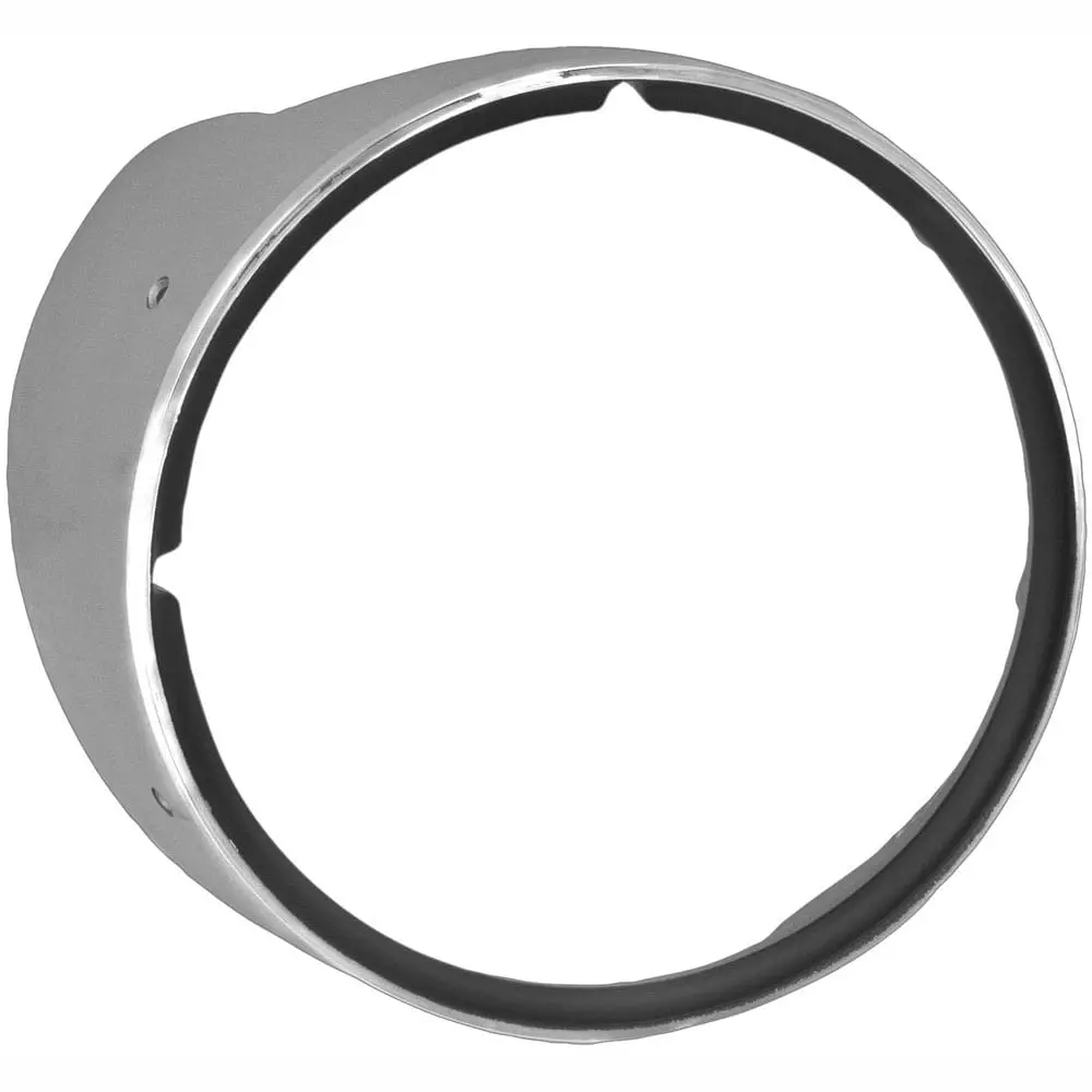 1969 Chevy Camaro Headlamp Bezel Passenger Side (RH) Std with Chrome
