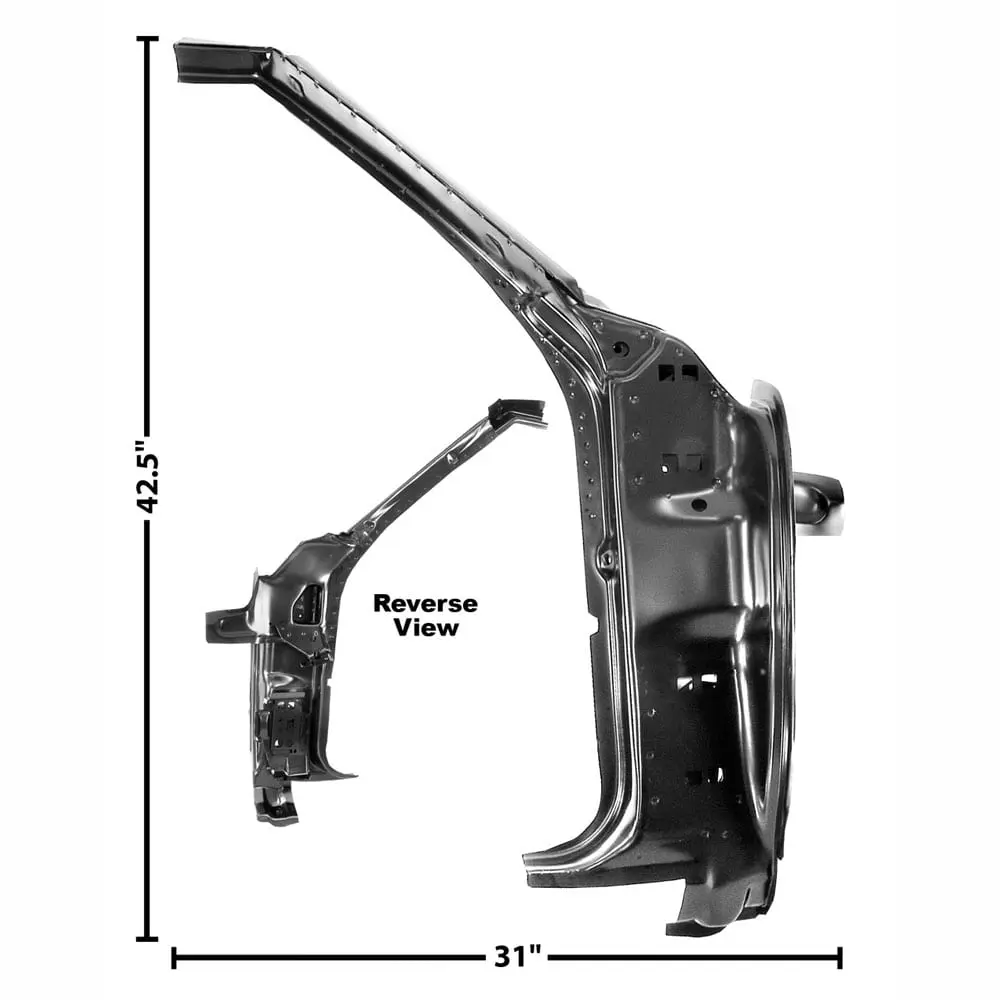1969 Chevy Camaro or Pontiac Firebird Door Frame Inner Passenger Side (RH)