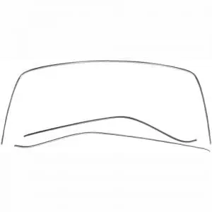 1969 Chevy Camaro or Pontiac Firebird Molding Vinyl Top [Set Of 4]