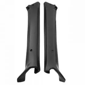 1969 Chevy Camaro or Pontiac Firebird Pillar Post Molding Coupe Black Pair