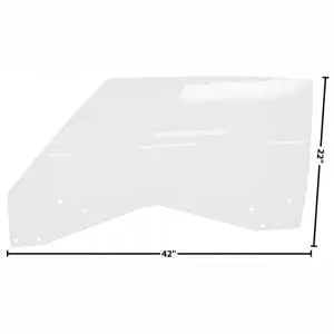 1969 Chevy Chevelle or Pontiac GTO Door Glass Left Coupe/Hardtop/Convertible Clear