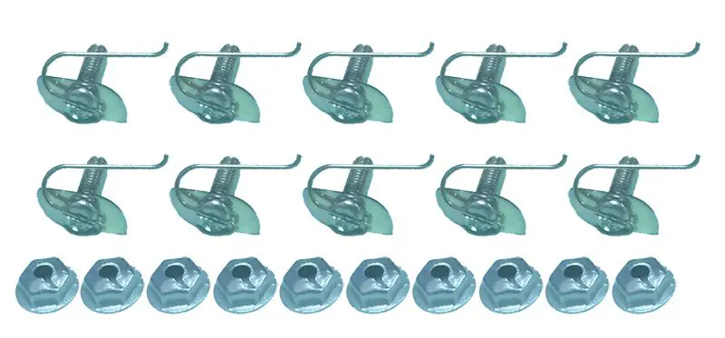 1969 Dodge Dart Trunk Panel Molding Clip Kit-SWA-270278