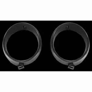 1969 Ford Mustang Headlamp Bezel Pair Inner Only