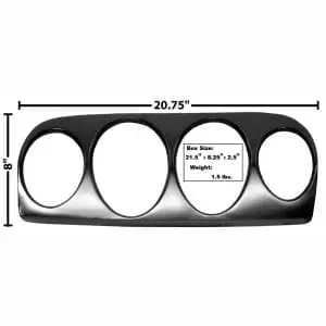 1969 Ford Mustang Instrument Bezel Trim