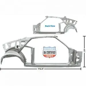 1969 Ford Mustang Quarter/Door Frame Assembly Passenger Side (RH) Fastback