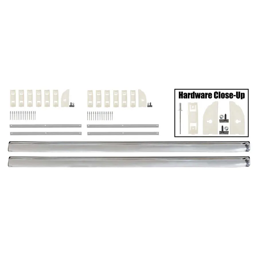 1969 Mercury Cougar Rocker Panel Standard Molding with Clips