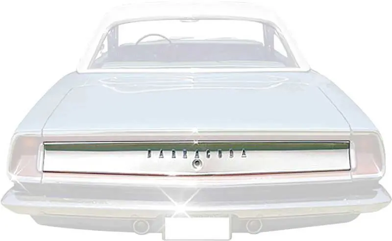 1969 Plymouth Barracuda Trunk Trim Finish Panel