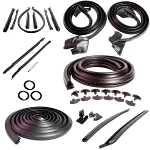 1969 Pontiac GTO|LeMans 2DR Convertible Body Seal Master Kit-MMPRK8100-110