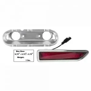 1970-1971 Dodge Challenger Rear Marker Lamp Driver Side (LH) Red