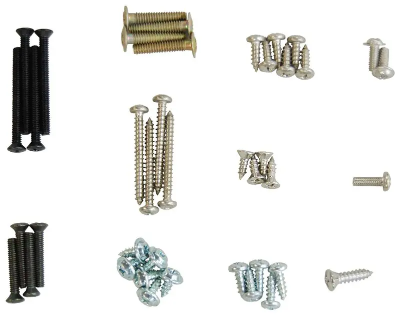 1970-1971 Plymouth Duster Exterior Trim Screw Kit-SWA-271201