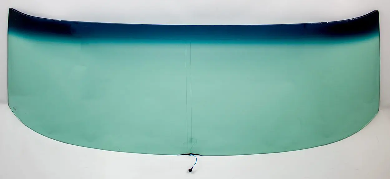 1970-1972 Buick|Chevrolet|Oldsmobile|Pontiac GS|Special|Chevelle|Malibu|Cutlass|442|GTO|LeMans|Tempest|Skylark Windshield w/Antenna Green Tint-AMD380-3470-VT