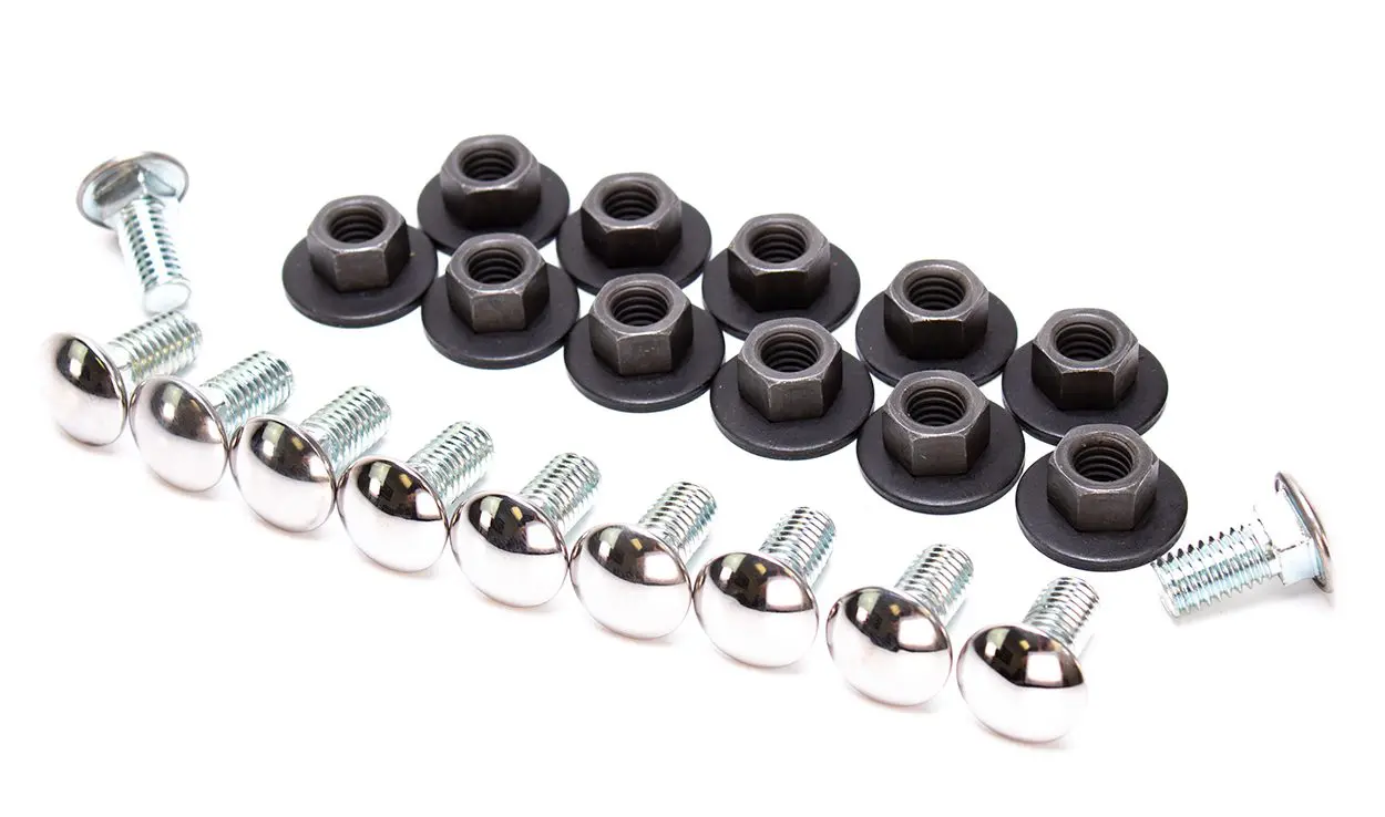 1970-1972 Chevrolet Camaro Front or Rear Bumper Bolt Kit-CHQW-241B