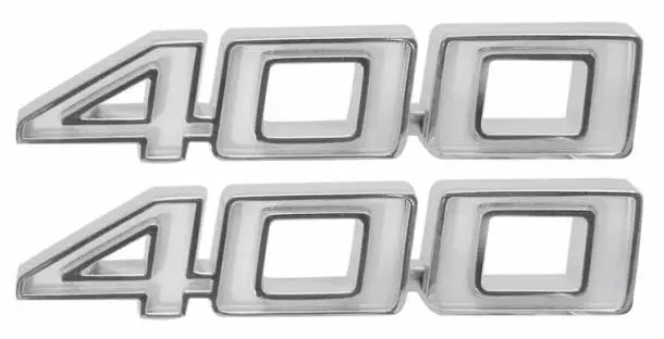 1970-1972 Chevrolet Chevelle|Malibu|Monte Carlo|Impala|Bel Air|Biscayne|Caprice Fender Emblems 400