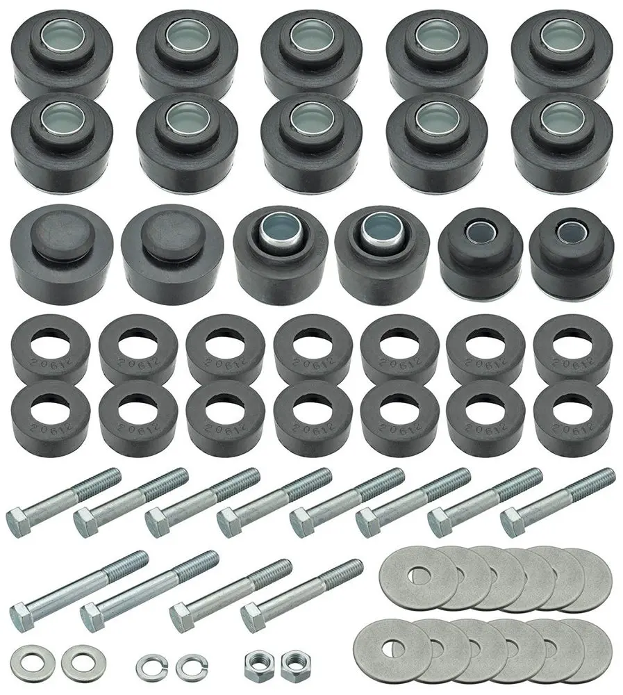 1970-1972 Chevrolet Monte Carlo Body/Radiator Support Bushing Kit w/Hardware-P-SB614K